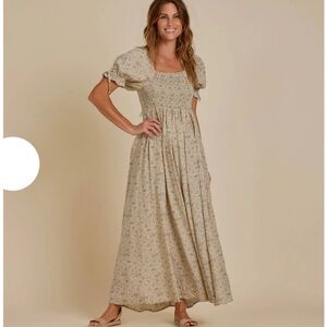 Rylee and cru dallas dress garden print